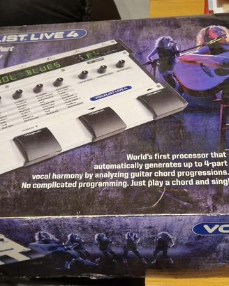 Pedaliera per cantanti Digitech Vocalist Live 4