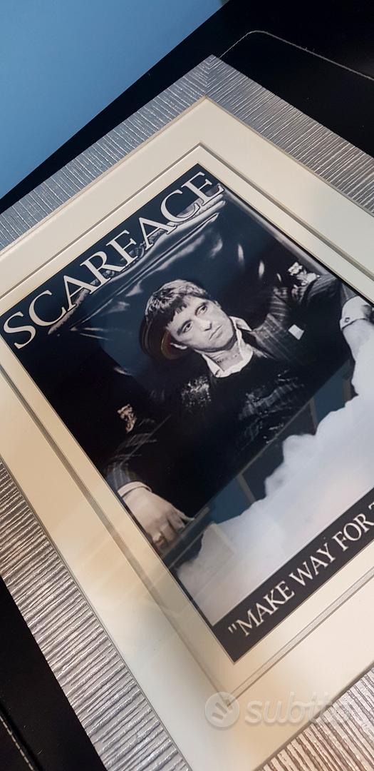 stampe con cornice  Scarface -Tony Montana  - Arredamento e Casalinghi In  vendita a Catania