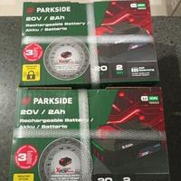 2 batterie 2ah 20v parkside 