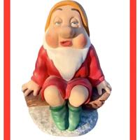 Statua Pisolo Nano Nani Biancaneve Giardino