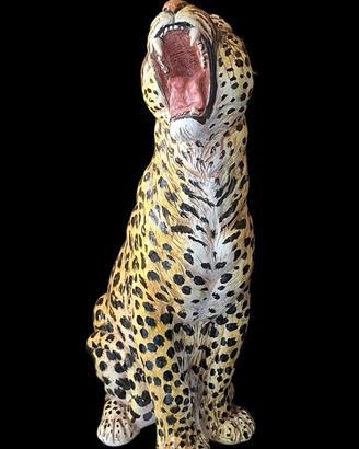 Esclusivo Leopardo in Ceramica Lenci