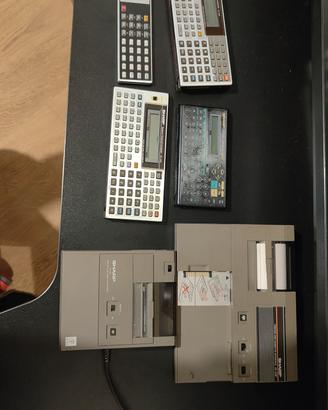 lotto calcolatrici e stampanti sharp