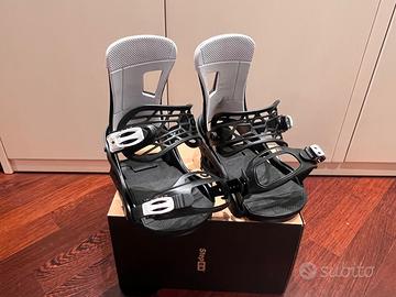 Attacchi Snowboard Burton neri/bianchi