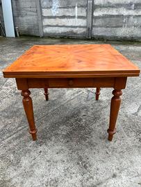 TAVOLA TIRADORA IN CILIEGIO DI FATTURA ARTIGIANALE