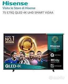 TV 75 pollici Hisense