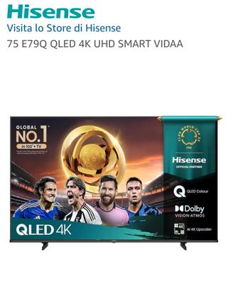 TV 75 pollici Hisense