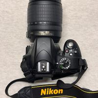 Nikon 3300d obbiettivo 18-105 mm