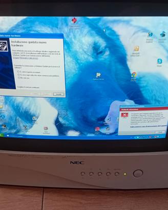 monitor nec  15 pollici tubo catodico