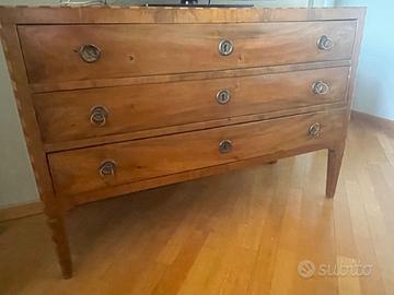 Comò cassettone Luigi XVI originale fine 1700
