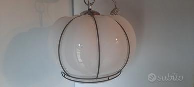 lampadario ingabbiato 