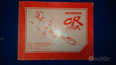 Manuale del Proprietario - Honda CR 125 R