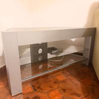 📺✨ Mobile con mensole in vetro