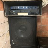 2 Subwoofer DAP AUDIO + Finale DB MPA 1004 + cross