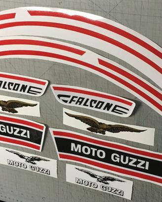 Adesivi moto guzzi nuovo falcone - modello bianco