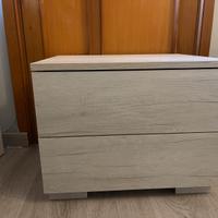 Comodino mondo convenienza grigio