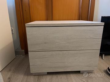 Comodino mondo convenienza grigio