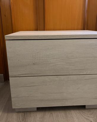 Comodino mondo convenienza grigio