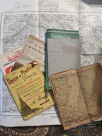 lotto documenti turistici vintage