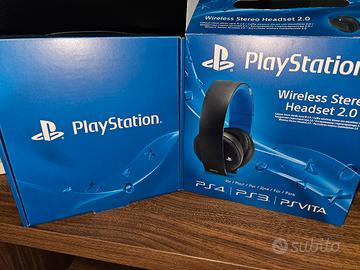 Scatola playstation wireless stereo headset