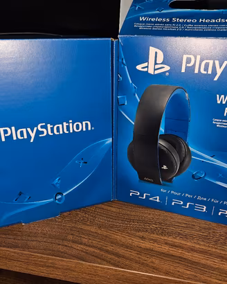 Scatola playstation wireless stereo headset