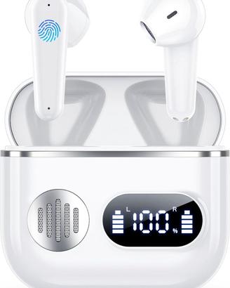CUFFIE BLUETOOTH PAEKOLE 5.3 STERO BIANCO Nuove Im