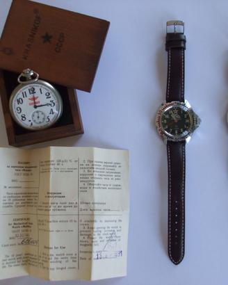 LOTTO TRE OROLOGI RUSSI