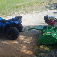 Trinciatrice con Motore - Traino Quad ATV Trattori