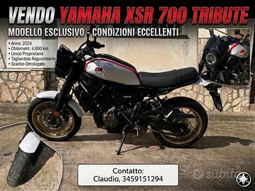 Yamaha XSR 700 Tribute (2024)- come nuova 4800 km