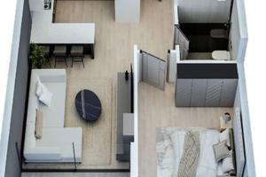 Bilocale arredato con balcone a Samarate