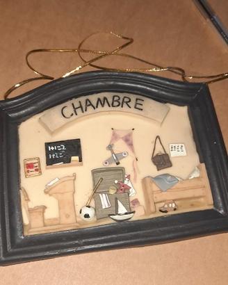 Quadretto miniatura cameretta bimbo