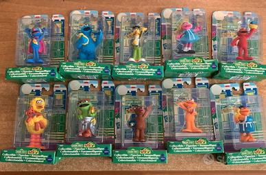 Mega lotto  10 Sesame Street Muppets - Mai aperti.