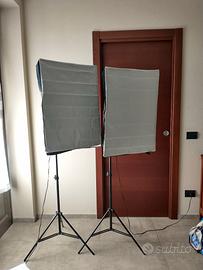 Andoer Kit Luci Studio Fotografia Softbox