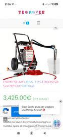Pompa Airless Tecnover TR super 10000