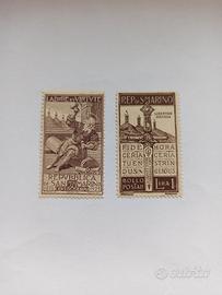 Francobolli di San Marino del 1923