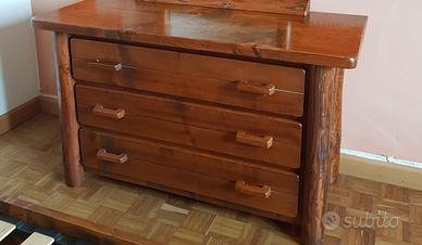 CASSETTIERA IN ABETE MASSICCIO 