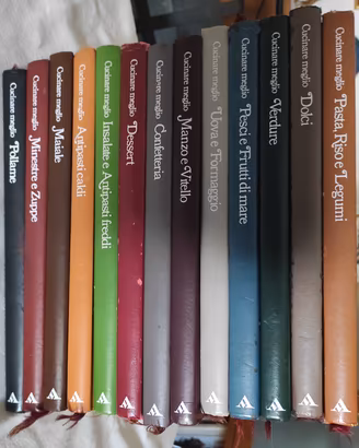13 volumi enciclopedia Cucinare meglio 