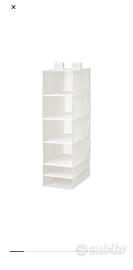 Organizer ikea skubb bianco