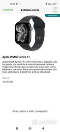 Apple Watch Series 11 42mm GPS Jet Black - NUOVO