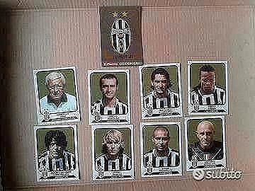Set 9 figu Juve album calciatori panini 2003/04