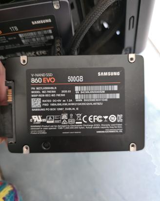 ssd Samsung 870 qvo 1TB + 860 evo 500gb