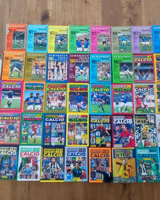 Almanacchi del calcio Panini dal 1971 al 2019