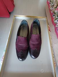 Scarpe donna bordeaux 