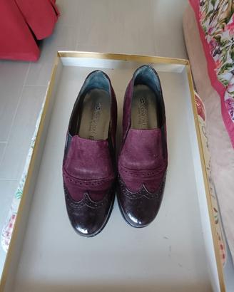 Scarpe donna bordeaux 