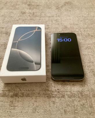Iphone 16 pro 256gb in garanzia Italia come nuovo