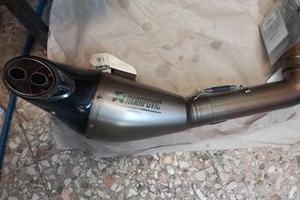 scarico akrapovic Yamaha tracer 7