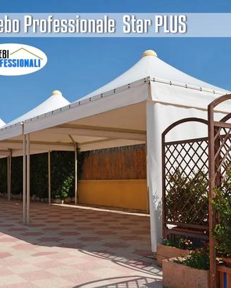 gazebo pagoda certificato per uso pubblico nuovo