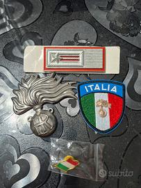 bandiera  italiana  è  alamari  scudetto italia 
