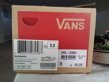 Scarpe bimba Vans nr 34
