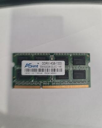 so dimm ddr3 4gb-1333