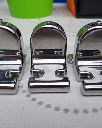 set 3 appendini metallo argentato